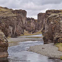 Buy canvas prints of Fjadrargljufur Canyon - Iceland by Madeleine Deaton