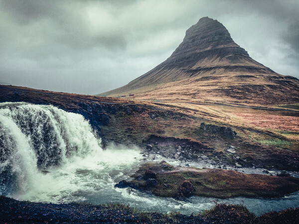 Kirkjufell Mountain in Iceland Picture Board by Madeleine Deaton