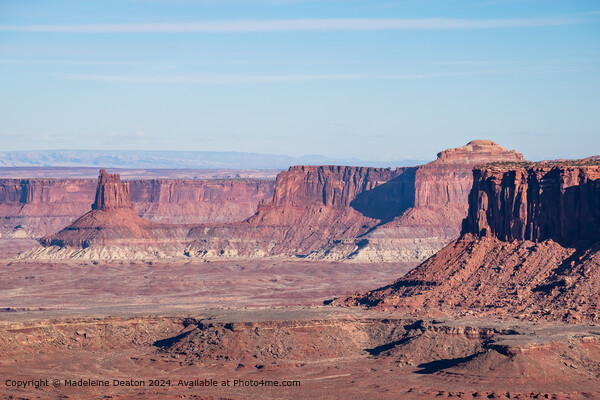 Breathtaking Landscape from Grand View Point in Canyonlands National Park, Utah Picture Board by Madeleine Deaton