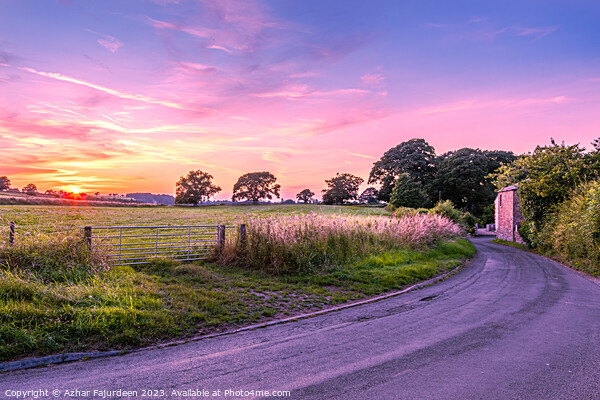 "Enchanting Sunset @ Dalston, Carlisle" Picture Board by Azhar Fajurdeen