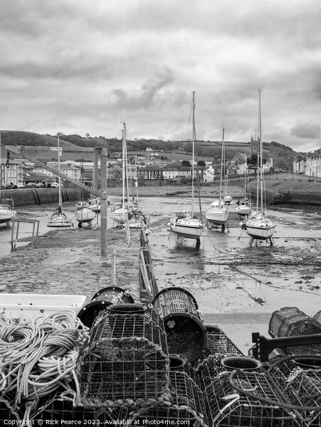 Aberaeron Harbour Picture Board by Rick Pearce