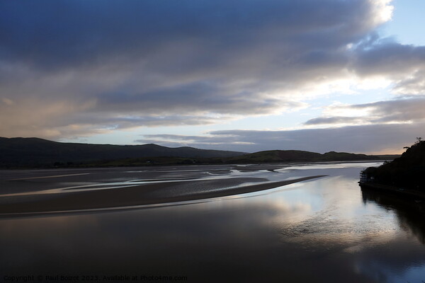 Dwyryd estuary, winter afternoon Picture Board by Paul Boizot