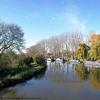 Buy canvas prints of River Thames at Lechlade by Paul Boizot