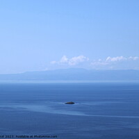 Buy canvas prints of Hazy blue sea view, Skopelos by Paul Boizot
