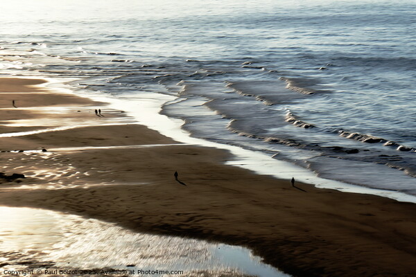 Bright evening beach, Whitby 2, dreamy edit Picture Board by Paul Boizot