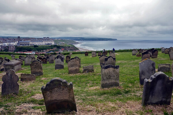 St. Mary’s churchyard view, Whitby Picture Board by Paul Boizot
