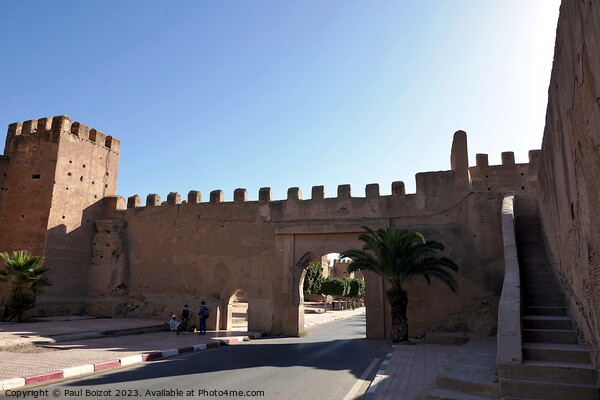 City walls and gate, Taroudant, Morocco Picture Board by Paul Boizot