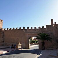 Buy canvas prints of City walls and gate, Taroudant, Morocco by Paul Boizot