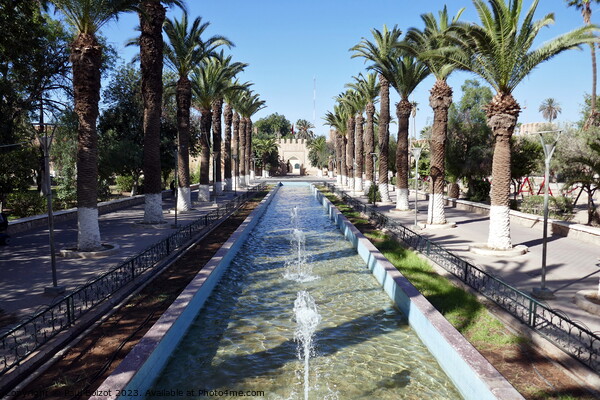 Fountains and palms, Taroudant  Picture Board by Paul Boizot