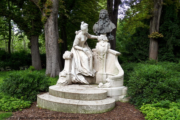 Monument to Watteau, Paris Picture Board by Paul Boizot
