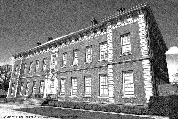 Beningbrough Hall, Yorkshire 2, engraving effect Picture Board by Paul Boizot