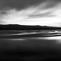 Buy canvas prints of Dwyryd estuary, winter afternoon 3, mono infrared by Paul Boizot