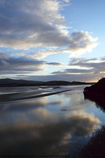 Cloud reflections, Portmeirion 2 Picture Board by Paul Boizot