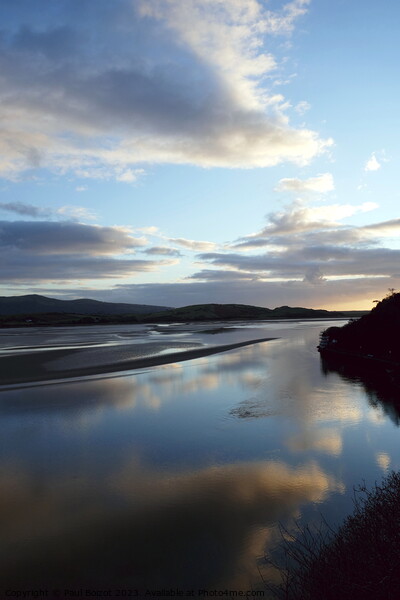 Cloud reflections, Portmeirion 3 Picture Board by Paul Boizot
