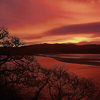 Buy canvas prints of Dawn at Portmeirion 5, pen drawing effect. by Paul Boizot