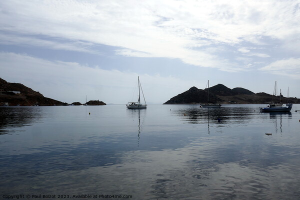 Sea reflects sky, Grikos Picture Board by Paul Boizot