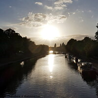 Buy canvas prints of Evening sun on the Ouse, York by Paul Boizot