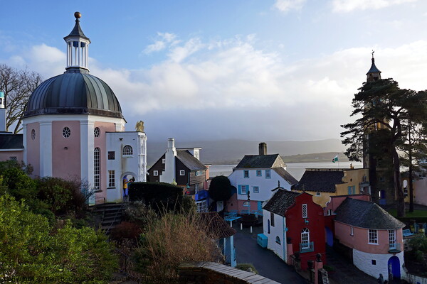 Portmeirion village 4 Picture Board by Paul Boizot