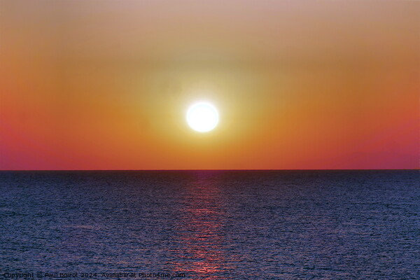 Aegean dawn near Kos 2 Picture Board by Paul Boizot