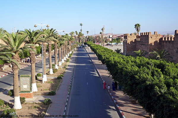 Avenue Moulay Rachid and Taroudant city walls Picture Board by Paul Boizot