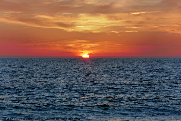 Sunset at Choklaka beach, Patmos 3 Picture Board by Paul Boizot