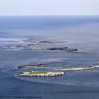 Buy canvas prints of Farne Islands - Aerial Splendour by Paul Telford