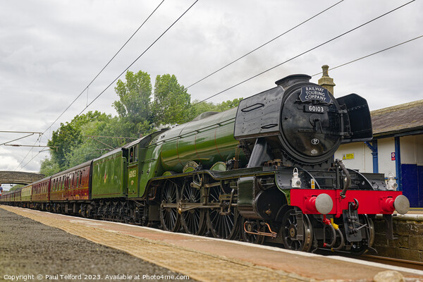 Flying Scotsman Picture Board by Paul Telford