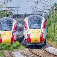 Buy canvas prints of A pair of Azuma by Paul Telford