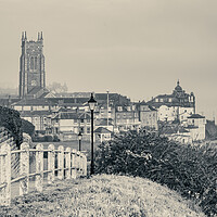 Buy canvas prints of Cromer Black and White by Bryn Ditheridge
