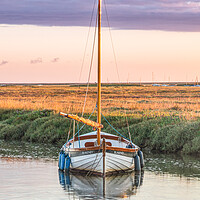 Buy canvas prints of Blakeney Boat by Bryn Ditheridge