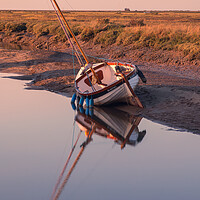Buy canvas prints of Blakeney Sailing Boat by Bryn Ditheridge