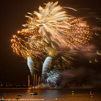 Buy canvas prints of plymouth Firework Contest 2023 by Jonny Angle