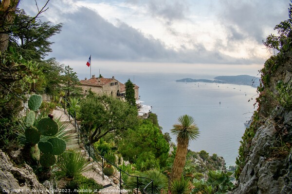  Eze village on the cote d`Azur  Picture Board by Jonny Angle