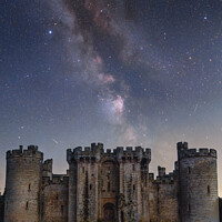 Buy canvas prints of Bodiam Castle at night by Emil Andronic