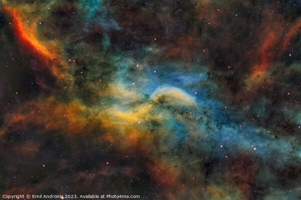 The Propeller Nebula Picture Board by Emil Andronic