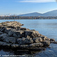 Buy canvas prints of A view across Lake Geneva by Simon Gladwin