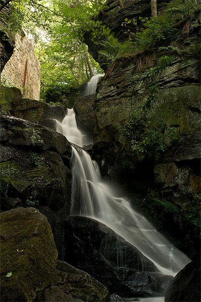 Lumsdale Falls Picture Board by Simon Gladwin