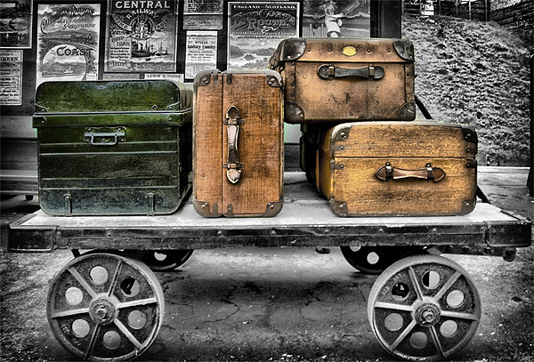 Lost Luggage Picture Board by Simon Gladwin