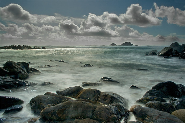 Priest Cove, Cape Cornwall Picture Board by Simon Gladwin