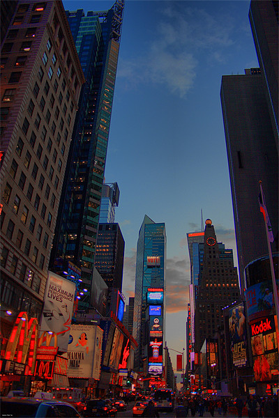 Times Square Picture Board by Simon Gladwin