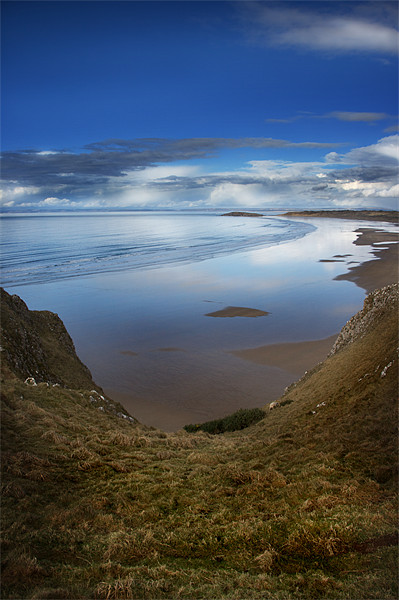 Rhossili Bay, Gower Peninsula,Wales Picture Board by Simon Gladwin