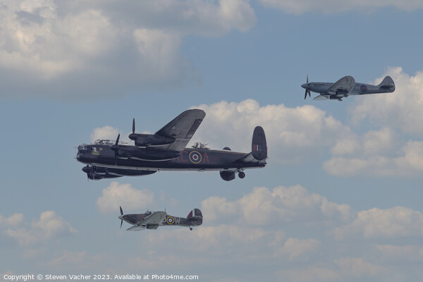 The Battle of Britain Memorial Flight Picture Board by Steven Vacher