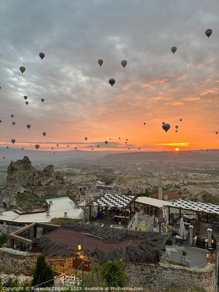 Morning in Cappadocia Picture Board by Rusanda Ziogaite