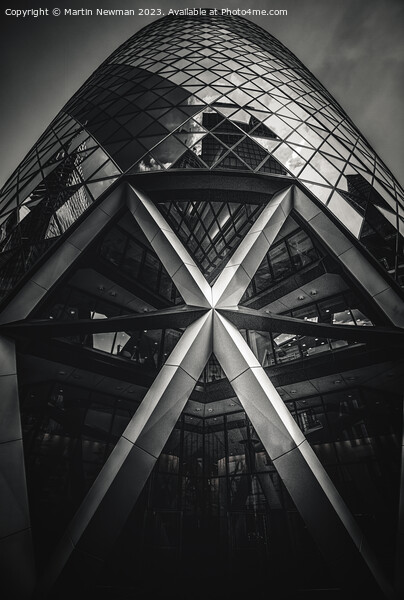 The Gherkin London Picture Board by Martin Newman