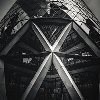 Buy canvas prints of The Gherkin London by Martin Newman