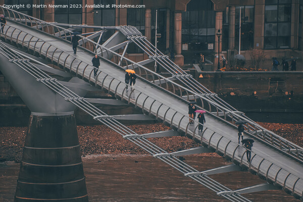 Thames Crossing Picture Board by Martin Newman