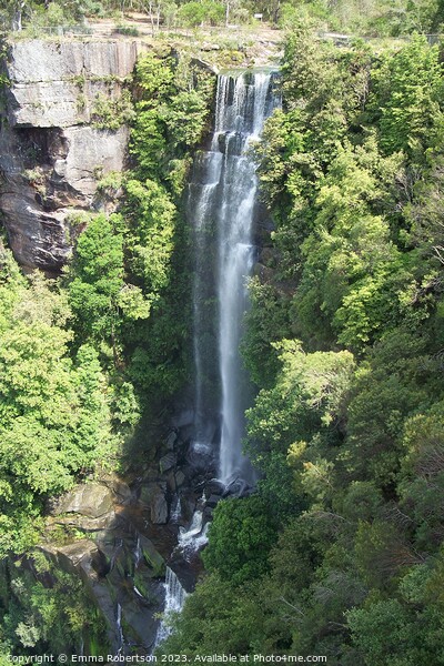 A large waterfall in the Blue Mountains, Australia Picture Board by Emma Robertson