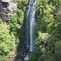 Buy canvas prints of A large waterfall in the Blue Mountains, Australia by Emma Robertson