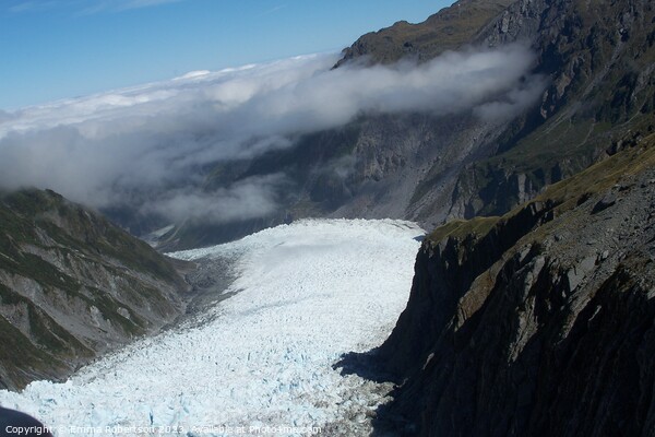 Fox Glacier, New Zealand Picture Board by Emma Robertson