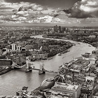Buy canvas prints of The Shard - The View by Lenny Carter